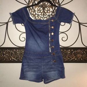One Piece Jean Romper